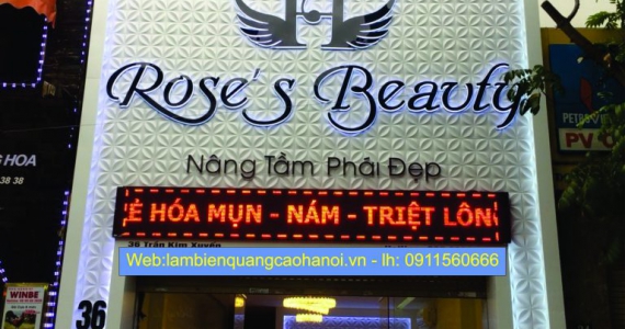 thi công bảng hiệu spa thẩm mỹ viện h2 0868 044 249